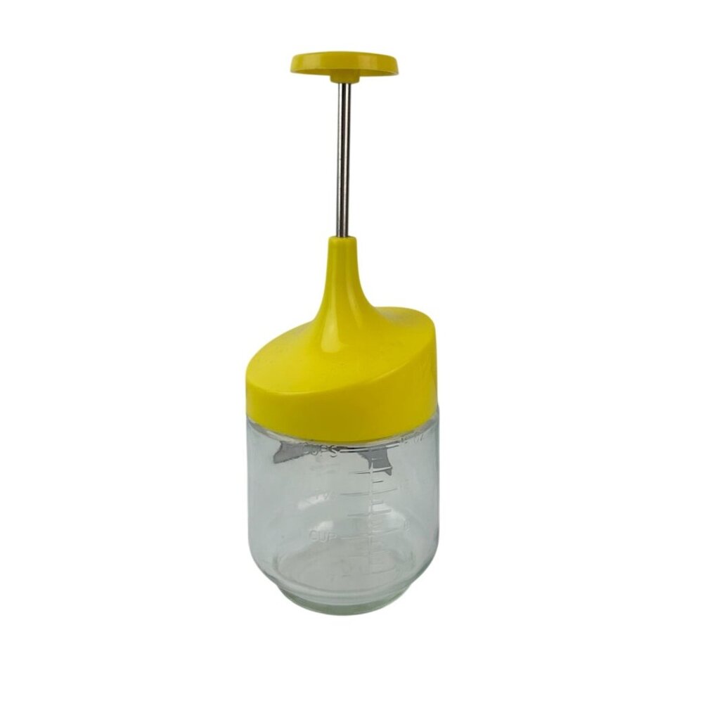 Gemco USA Yellow Chopper Nuts Stainless Steel Blade 1970s READ